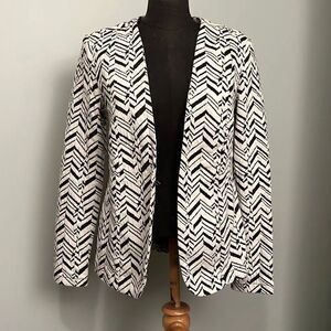 Truworths, Black & White Striped Blazer